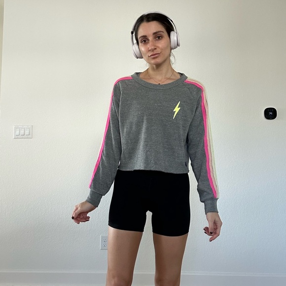 Aviator Nation cropped sweatshirt - Picture 3 of 7